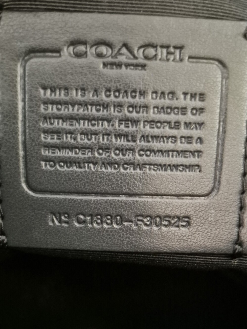 Coach Blue Leather Turnlock 2 Way Backpack/satchel - Picture 4 of 6
